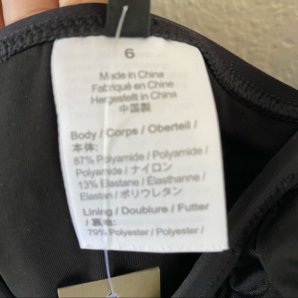 J. Crew Black Ruffle deep-V one-piece swimsuit - Picture 7 of 10